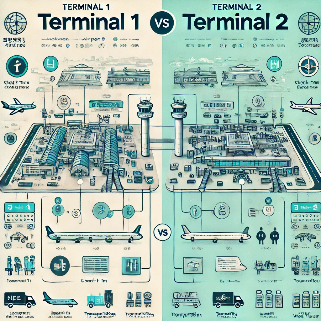 인천공항 1터미널 2터미널